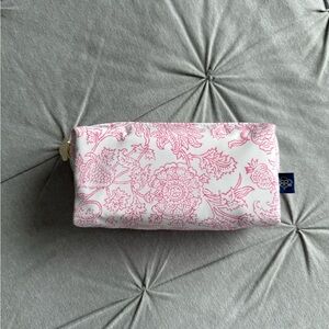 Roller Rabbit x Target Pink Floral Canvas Zip Pouch